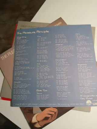 Vinilo Gary Numan The Pleasure Principle
