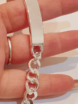 Bracciale in argento per uomo