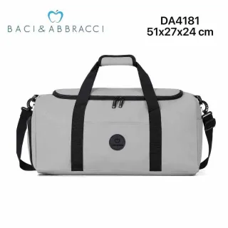 Borsone Baci & Abbracci Grigio