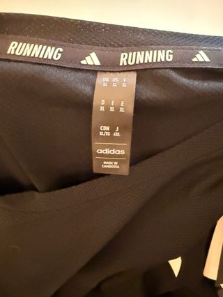 Camiseta Adidas Running Negra Manga Larga