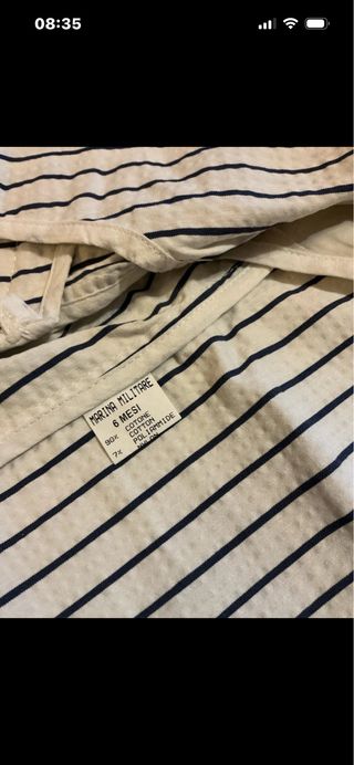 Giacca bambino righe blu