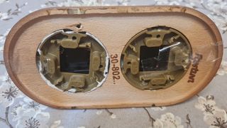 Lote 10 interruptores porcelana antiguos