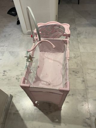 Parque cuna para muñecos