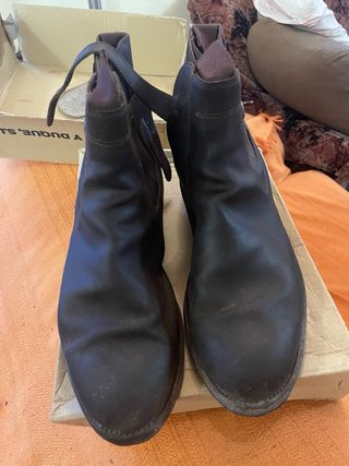 Botines de piel Valverde del Camino Marrones