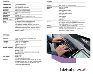 Konica Minolta bizhub C224e Multifunción