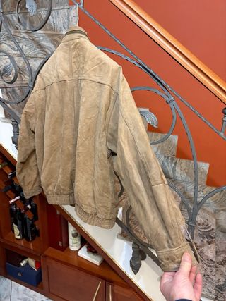 Giubbino in vera pelle vintage