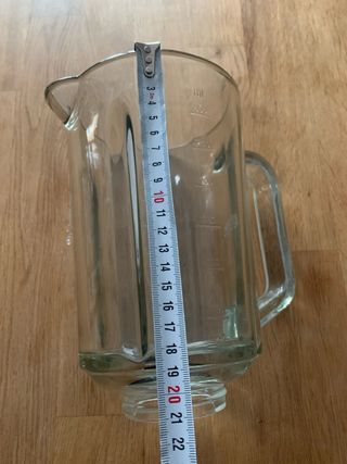 Jarra Batidora Vaso Vidrio