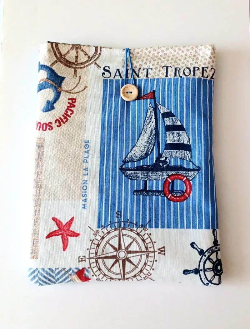 Funda protectora náutica mar para libros o tablet
