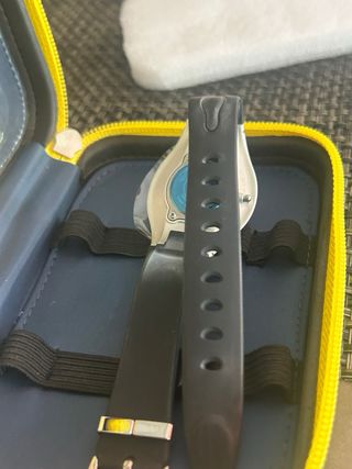 Reloj Calypso Esfera Plateada Correa Negra