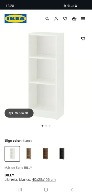 Librería Billy Blanca Ikea