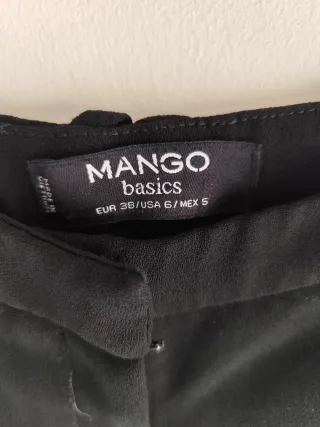 Pantaloni neri Mango Basic taglia M