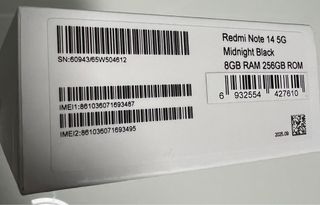 Xiaomi Redmi Note 14 5G Nuovo