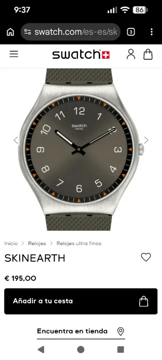 Reloj Swatch Skin Nuevo