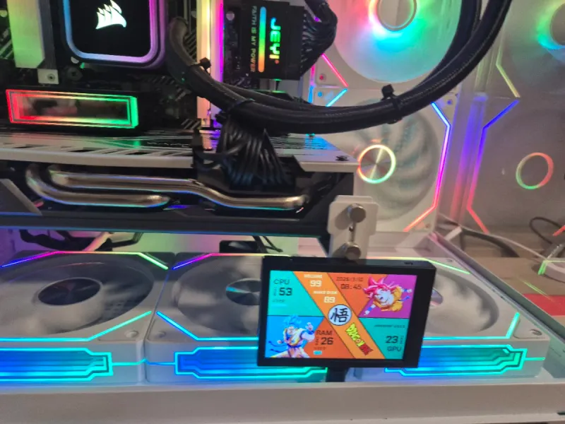 Torre PC Gaming RGB Blanca afbeelding 3