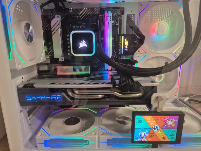 Torre PC Gaming RGB Blanca afbeelding 9