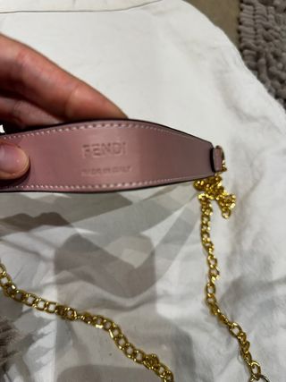 Bolso estilo Fendi Multicolor Rosa Bordados