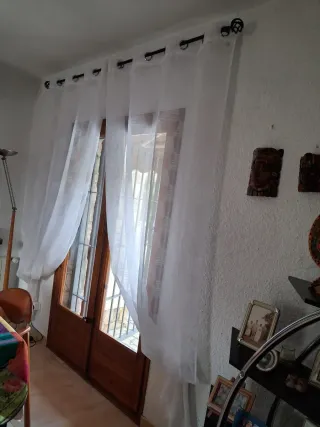 Barras cortina metálicas negras