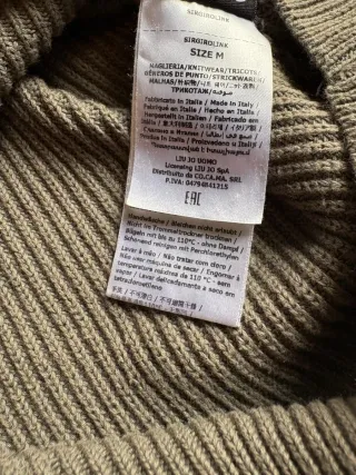 Maglione Liu Jo Uomo - 100% Cotone - Taglia M