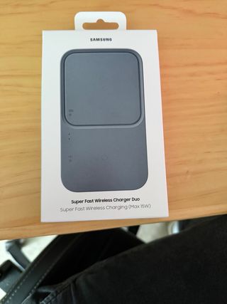 Cargador Inalámbrico Samsung Duo Super Fast 15w