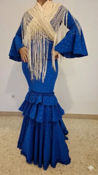 Traje de flamenca lunares TODAS LAS TALLAS