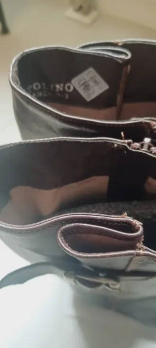 Botas de Piel Mujer, costaron 200€.El  Corte Inglé