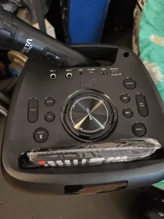 Altavoz Karaoke Vieta Pro Negro bluetooth