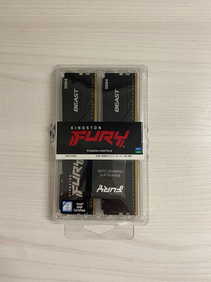 Kingston Fury 16GB DDR4 RAM (2x8GB)