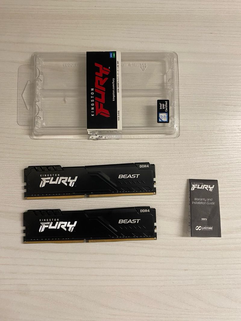 Kingston Fury 16GB DDR4 RAM (2x8GB) afbeelding 2