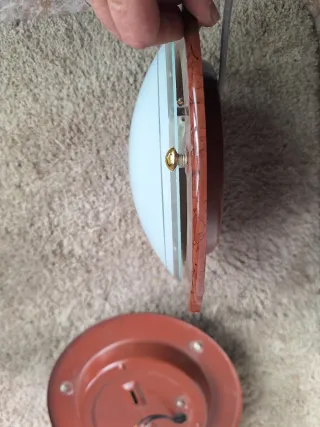 Plafón de techo metal y cristal