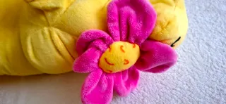 RARO Peluche Coccodrillo Giallo LELLY Vintage 113c