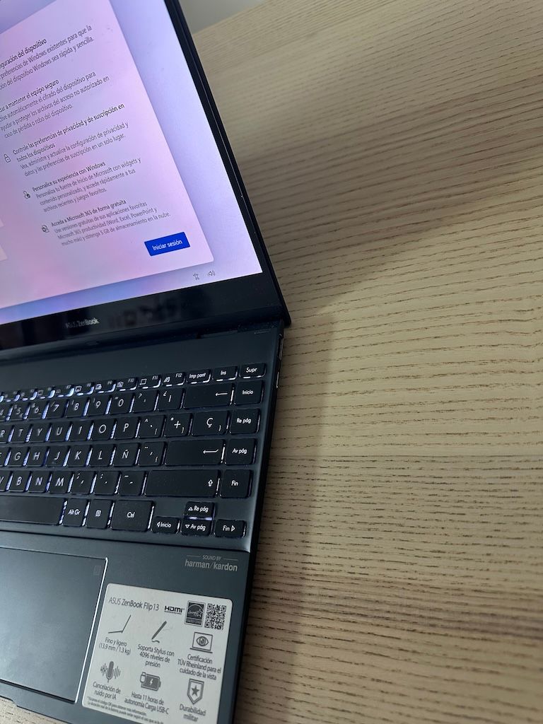Portátil Asus Zenbook Flip 13 Azul Marino afbeelding 4