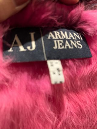Chaqueta Armani Piel y Pelo Talla XS