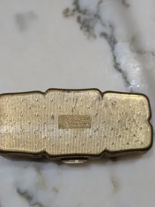 Pastillero vintage esmaltado floral