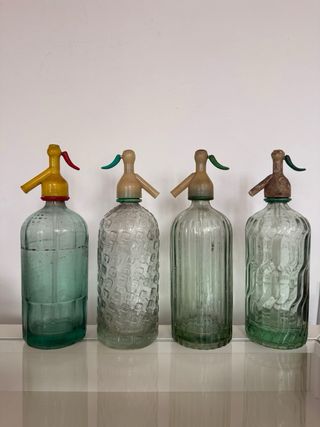 Lote 4 sifones antiguos