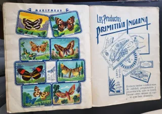 Álbum Cromos Chocolates Primitiva Indiana. Complet