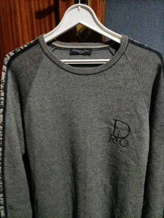 Jersey Christian Dior Gris Talla XL