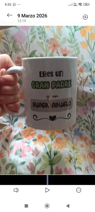 Taza Gran Padre y Súper Abuelo