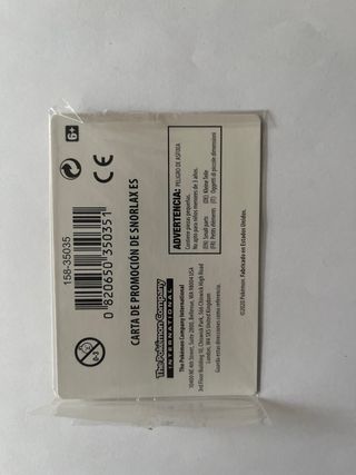 Carta Pokémon Snorlax