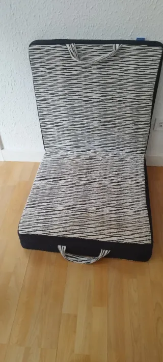 Cubrecolchón plegable, antideslizante y plegable,