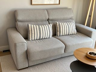 Sofá cama gris tela (Llanes)