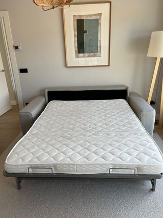 Sofá cama gris tela (Llanes)