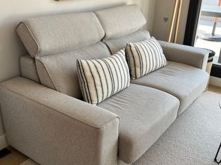 Sofá cama gris tela (Llanes)