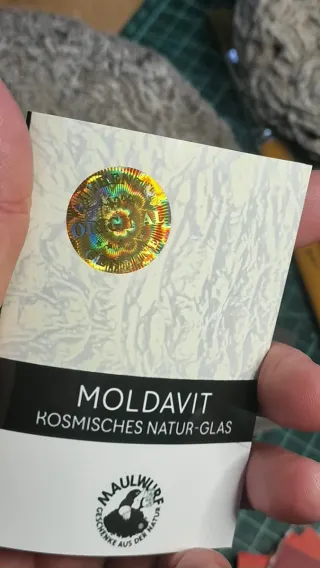 Moldavita.  Origen República Checa