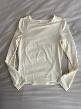 Camiseta manga larga amarilla