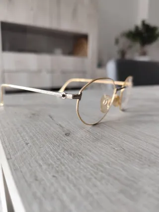 Montatura occhiali vintage Fendi donna oro/argento