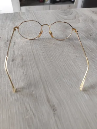 Montatura occhiali vintage Fendi donna oro/argento