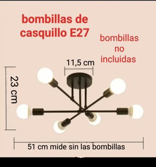 Lámpara de techo nueva comedor cocina habitación