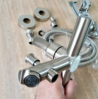 Grifo baño bañera nuevo completo con accesorios