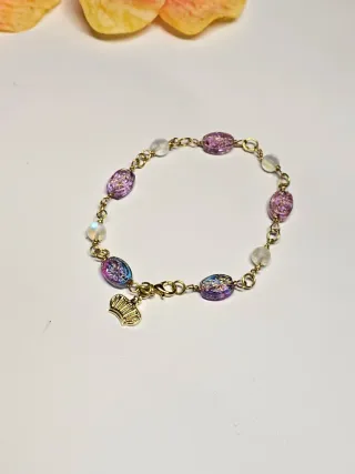 Pendientes Artesanales Aro Rojo pulseras y collar