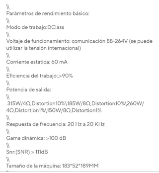 Amplificador BRZHIFI Bluetooth TPA3255 Plata